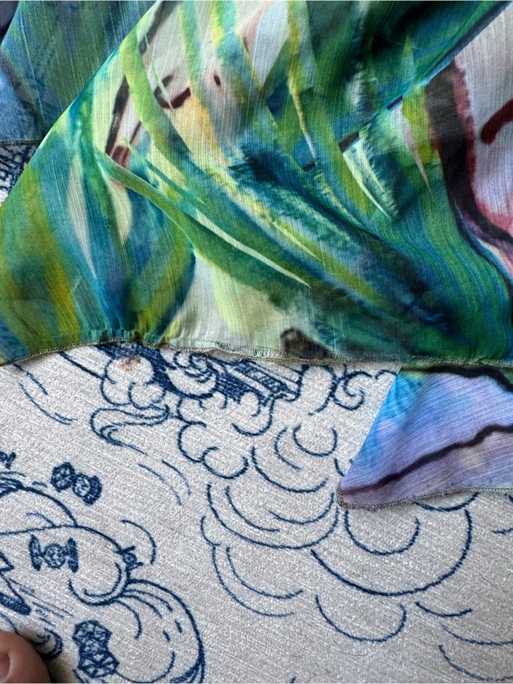 Alice + Olivia Lola Lady Watercolor Maxi Dress - Picture 6 of 8